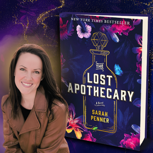 Sarah Penner and The Lost Apothecary book cover